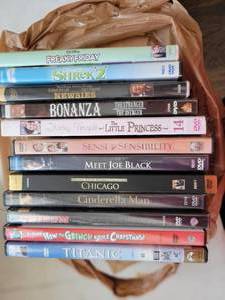 lot 34 image: 12 DVDS