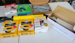 lot 50 image: Wax Free Toilet Seal-Two No-Seep #3 Reinforced Wax Toilet Bowl Gasket With Polyethylene Flange, Etc.
