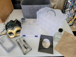 lot 51 image: Decorative Mask- Small Pitcher With Screw On Cap- Etc