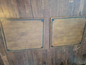 lot 62 image: Two Wooden Articles--- 24  x  26 12