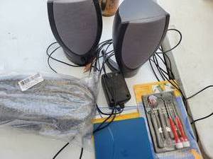 lot 84 image: Miscellaneous Items-Harman Speakers-Precise Screwdriver Set-Pack Of 2 Poday Office Items-New Made In China