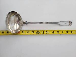 lot 109 image: Rogers Brothers Silver Gravy Ladle