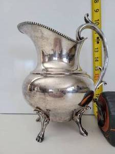lot 115 image: Sterling Silver Water Pitcher