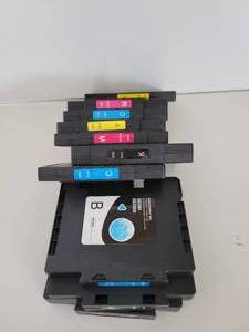 lot 123 image: Black-Magenta-Yellow-Inkjet Replacement Ink Cartridges