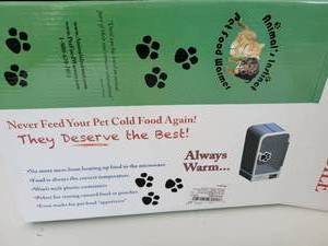 lot 134 image: Animals Instinct Pet Food Warmer-Owners Guide Included