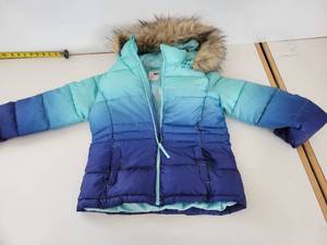 lot 135 image: Winter Jacket With Fur Hooded Hat -SO  Size 1416  Made In China