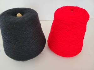 lot 137 image: Red & Black Suavi Tamm Acrylic Nomis Yarn