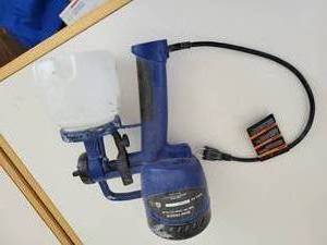 lot 142 image: Homeright Finish Max Paint Sprayer--Model C900076--Volts 120--Amps 4.5--HZ 60