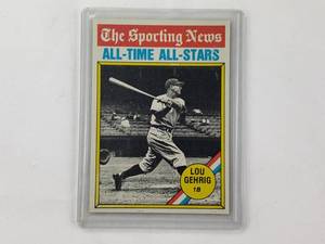 lot 24 image: Lou Gehrig 1976 The Sporting News All-Time All-Stars No. 341