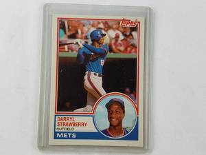 lot 25 image: Darryl Strawberry Rookie 1983 Topps Traded No. 108T