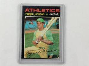 lot 37 image: Reggie Jackson 1971 Topps No. 20