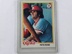 lot 49 image: Pete Rose 1978 Topps No. 20