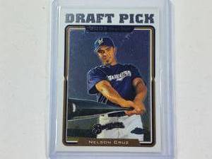 lot 65 image: Nelson Cruz Rookie Draft Pick Topps Chrome UH210