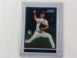 lot 73 image: Yu Darvish Rookie Bowman Chrome No. BCW1