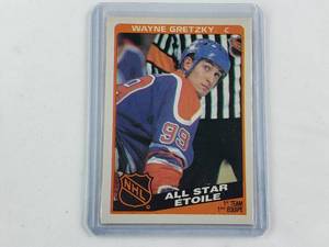 lot 84 image: Wayne Gretzky All Star Etoile 1984 O-Pee-Chee No. 208