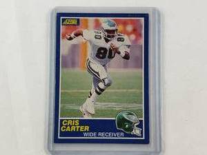 lot 91 image: Cris Carter Rookie 1989 Score No. 72