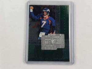 lot 101 image: John Elway 1998 Upper Deck Elite Talent No. 281, Numbered 57867200
