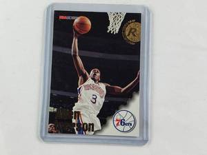 lot 124 image: Allen Iverson 199697 Rookie NBA Hoops No. 295
