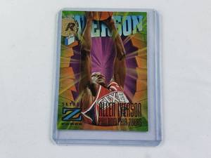 lot 125 image: Allen Iverson 199697 Rookie Skybox Z Force No. 151