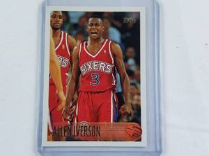lot 128 image: Allen Iverson 199697 Rookie Topps No. 171