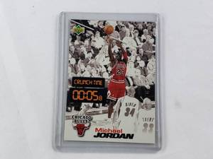 lot 139 image: Michael Jordan Upper Deck Crunch Time CT 0540