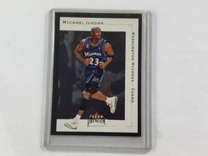 lot 145 image: Michael Jordan Fleer Premium 01-02 No. 5