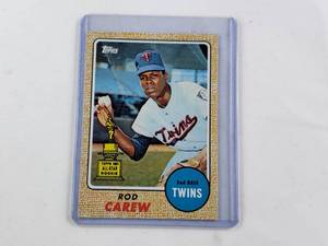 lot 156 image: Rod Carew Topps 1967 All-Star Rooke 2010 Topps No. CMT75
