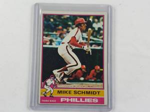 lot 158 image: Mike Schmidt 1976 Topps No. 480