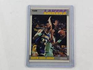 lot 167 image: Kareem Abdul-Jabbar 1987 Fleer 1 of 132