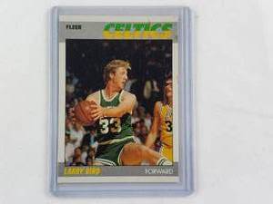 lot 168 image: Larry Bird 1987 Fleer 11 of 132