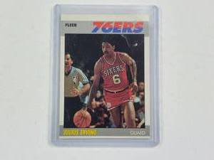 lot 172 image: Julius Erving 1987 Fleer 35 of 132