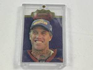 lot 185 image: John Elway Livin Large Die Cut 1997 Collectors Edge No. 5