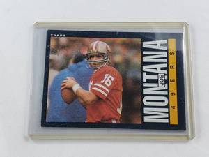 lot 192 image: Joe Montana 1985 Topps No. 157