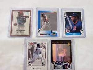lot 196 image: Lot of 5 Kirby Puckett
