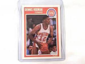 lot 206 image: Dennis Rodman 1989 Fleer No. 49