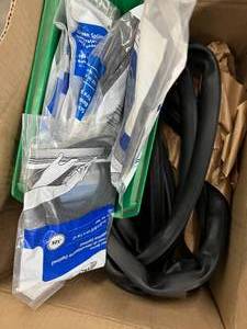 lot 111 image: ASSORTED SCREEN DOOR GASKETS AND SCREEN FABRIC