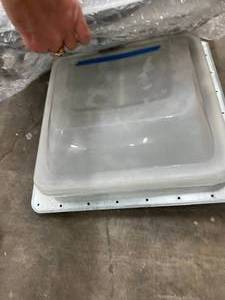lot 117 image: WHITE VENT COVERS FOR CAMPERTRAILER
