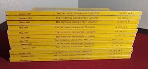 lot 22 image: 1959 National Geographic - Complete Year 1212