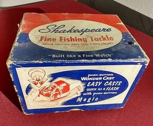 lot 25 image: Vintage Shakespeare 1774 Fishing Reel Box