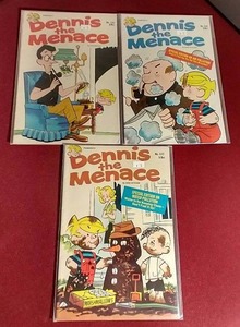 lot 75 image: (3) Vintage Dennis the Menace 15c Comics