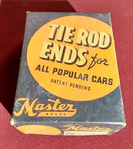lot 80 image: Vintage Master Brand Tie Rod End With Original Box