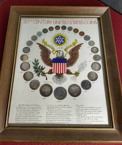 lot 88 image: 20th Century U.S. Coin Plaque