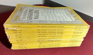 lot 112 image: 1943 National Geographic - Complete Year 1212