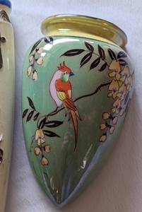 Four Vintage Bird Wall Pockets