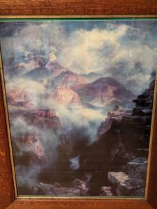 Framed Vintage Canyon Print