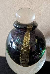 Eickholt and Silvestri Art Glass Perfume Bottles
