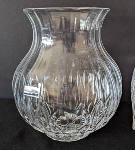 Pair of Crystal Vases