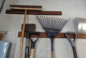 Assorted Shovels and Yard Tools