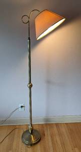 Vintage Brass Floor Lamp