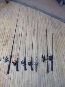 5 Fishing Rods and Reels